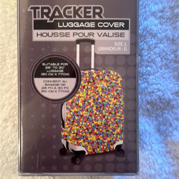 Tracker Luggage Cover size Large in Black - Picture 2 of 3